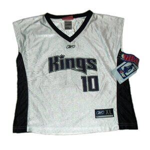 Mike Bibby Vintage Reebok Girls Kids Youth Sacramento Kings Jersey sz. XL New